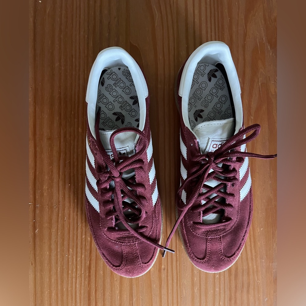 Adidas Spezial sneakers maroon size 8 - Picture 2 of 3